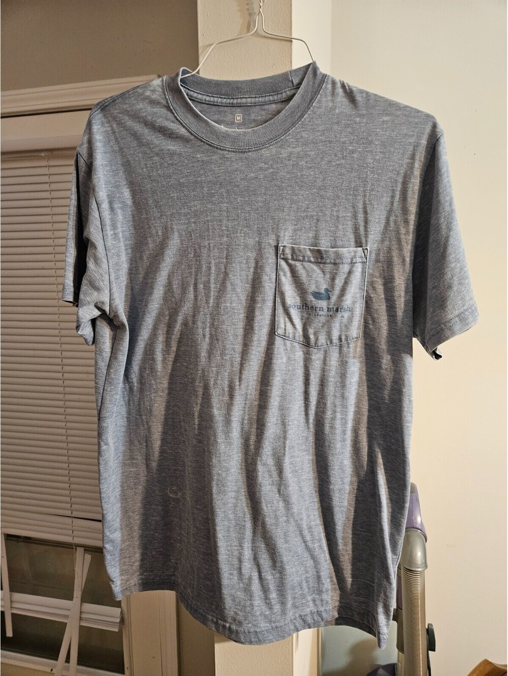 Men's Southern Marsh Preserve The Tradition T-Shirt Gray Size Medium